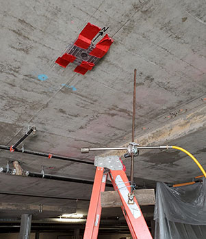 Concrete X-ray scanning service Radiography Los Angeles and Orange County